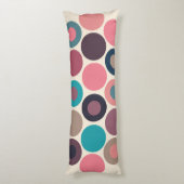 水平線のドット ボディピロー (裏面 (縦))