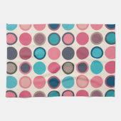 水平線の円3 キッチンタオル (横)