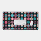 水平線の円3 デスクマット (キーボード&マウス)