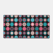 水平線の円3 デスクマット (正面)