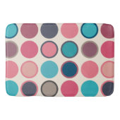 水平線の円3 バスマット (正面)