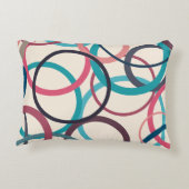 水平線の円 アクセントクッション (裏面)