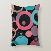 水平線の円 アクセントクッション (正面(垂直))