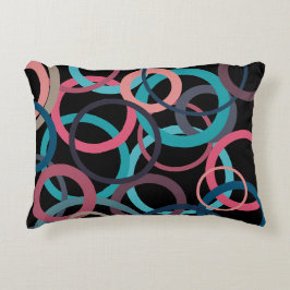 水平線の円 アクセントクッション