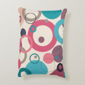 水平線の円 アクセントクッション (裏面(縦))