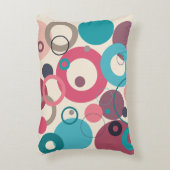 水平線の円 アクセントクッション (正面(垂直))