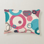 水平線の円 アクセントクッション (裏面)