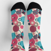 水平線の円 ソックス (上部)