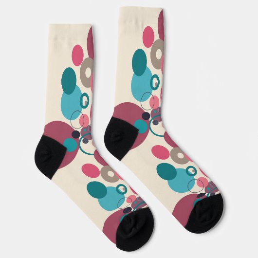 水平線の円 ソックス (右)