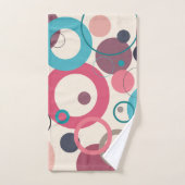 水平線の円 バスタオルセット (ハンドタオル)