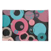 水平線の円 枕カバー (裏面)