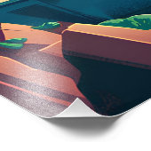 水平線の向こうに冒険が待ち受けている フォトプリント            (角)