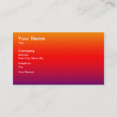 水平線の夕日 名刺 (正面)