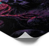 水平線の忘れ反響 ポスター (角)