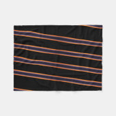 水平線の日没、パターン フリースブランケット (正面(横))