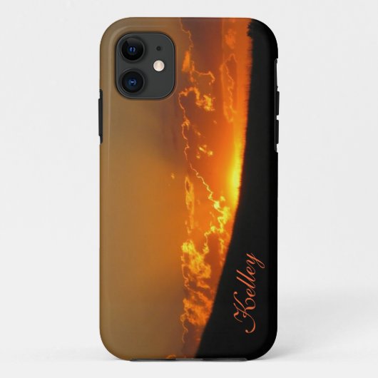 水平線の日没iPhone 5ケース Case-Mate iPhoneケース (裏面)