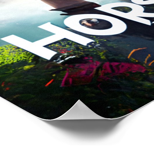 水平線の西 ポスター (角)