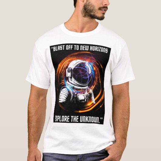 水平線を吹き飛ばす Tシャツ (正面)