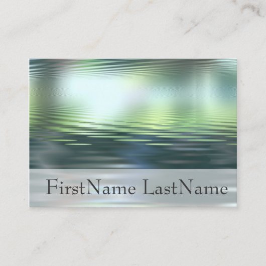 水平線カスタム不滅名刺 名刺 (正面)