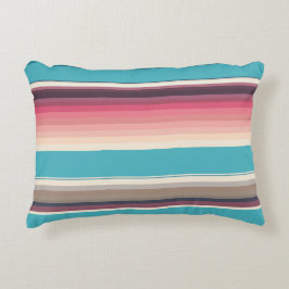 水平線ストライプの アクセントクッション