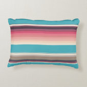 水平線ストライプの アクセントクッション (裏面)