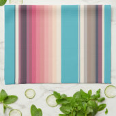 水平線ストライプの キッチンタオル (折り畳み)