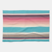 水平線ストライプの キッチンタオル (横)