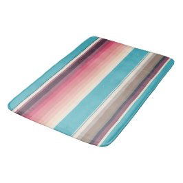 水平線ストライプの バスマット