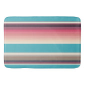 水平線ストライプの バスマット (正面)