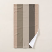 水平線パタモダンンストライプン バスタオルセット (ハンドタオル)