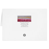 水平線（赤）と黄色（黄色）の水彩風景 (裏面横)