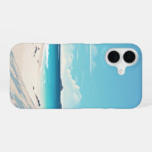 水平線 iPhone 16ケース (裏面横)