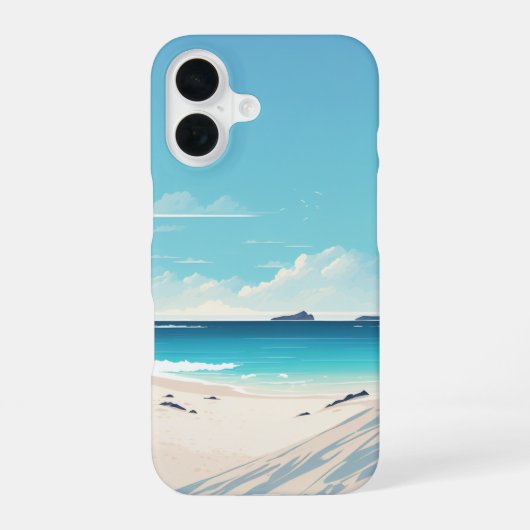 水平線 iPhone 16ケース (裏面)