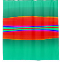 水平線No.4シャワーカーテン