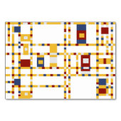 水平3.5インチx 5インチテーブルカード、ベーシック テーブルナンバー (裏面)