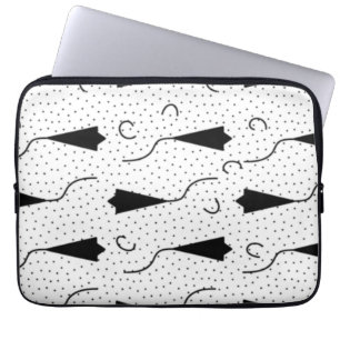 水平、クイルグレイエレクトロニクスバッグ ラップトップスリーブ