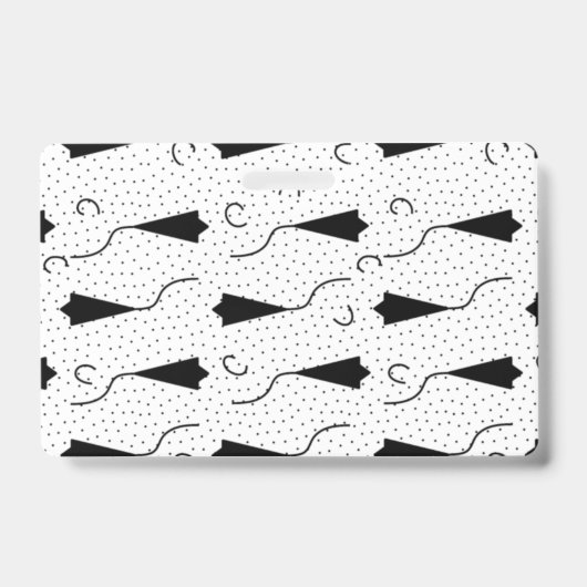 水平、クイルグレー バッジ (正面)