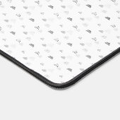 水平、中間グレー デスクマット (コーナー)