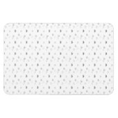 水平、中間グレー マグネット (横)