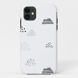 水平、中間グレー iPhone 11 ケース