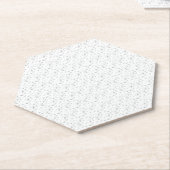 水平、灰色の雲 ペーパーコースター (アングル)