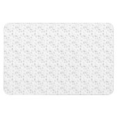 水平、灰色の雲 マグネット (横)