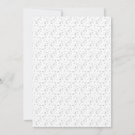 水平、灰色の雲 招待状