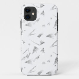 水平、灰色の雲 iPhone 11 ケース