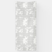 水平、磁器、シーシェルバナー 横断幕 (縦)