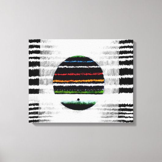 水平VIII キャンバスプリント (正面)