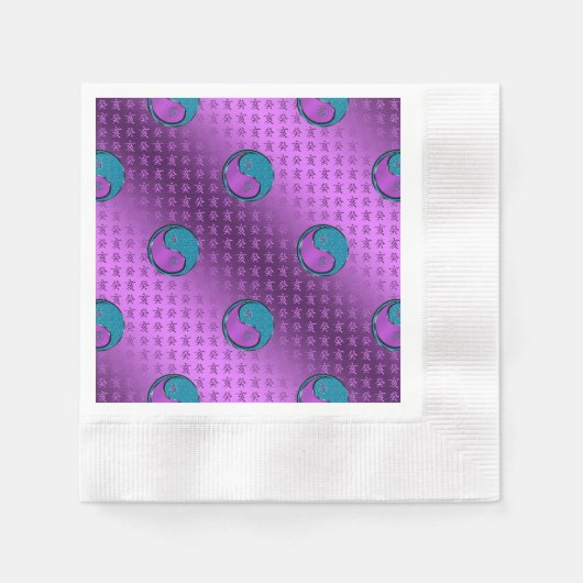 水底の年 縁ありカクテルナプキン (正面)