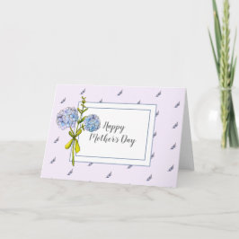 水彩あじさいカード カード