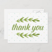 水彩ありがとうはがき ポストカード (正面/裏面)