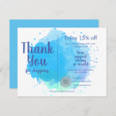 水彩ありがとうショッピング割引 (正面/裏面)